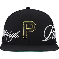 Mitchell  Ness Pittsburgh Pirates Just Don x MLB Lux Script Snapback Hat