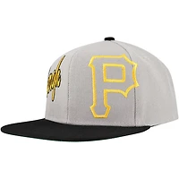 Mitchell  Ness Pittsburgh Pirates Knock Out Panel Snapback Hat