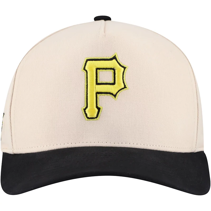 Mitchell Ness Pittsburgh Pirates Overspray Pro Pinch Snapback Hat