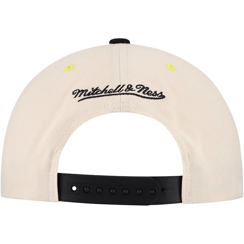 Mitchell Ness Pittsburgh Pirates Overspray Pro Pinch Snapback Hat