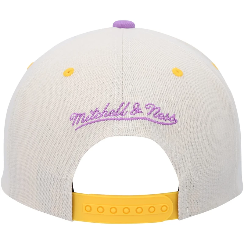 Mitchell  Ness /Purple Los Angeles Lakers Hardwood Classics Pop Snapback Hat
