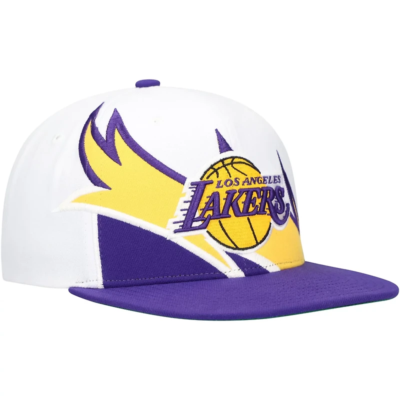Mitchell Ness Purple Los Angeles Lakers Waverunner Snapback Hat