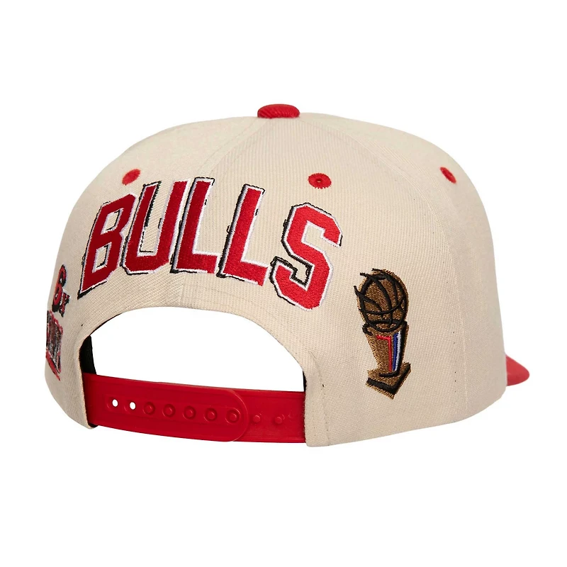 Mitchell  Ness Red Chicago Bulls 6x NBA Champions Soul Legacy Defined Snapback Hat