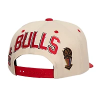 Mitchell  Ness Red Chicago Bulls 6x NBA Champions Soul Legacy Defined Snapback Hat