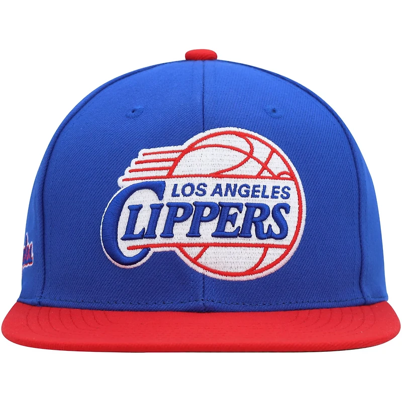 Mitchell  Ness Red LA Clippers Hardwood Classics Essentials 20 Snapback Hat