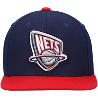 Mitchell  Ness Red New Jersey Nets Hardwood Classics Team Two-Tone 20 Snapback Hat