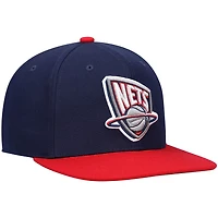 Mitchell  Ness Red New Jersey Nets Hardwood Classics Team Two-Tone 20 Snapback Hat