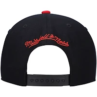 Mitchell  Ness /Red Philadelphia 76ers Hardwood Classics Team Two-Tone 20 Snapback Hat