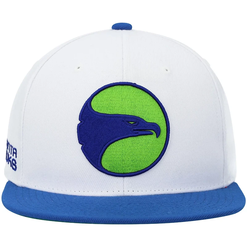 Mitchell Ness Royal Atlanta Hawks Hardwood Classics Snapback Hat