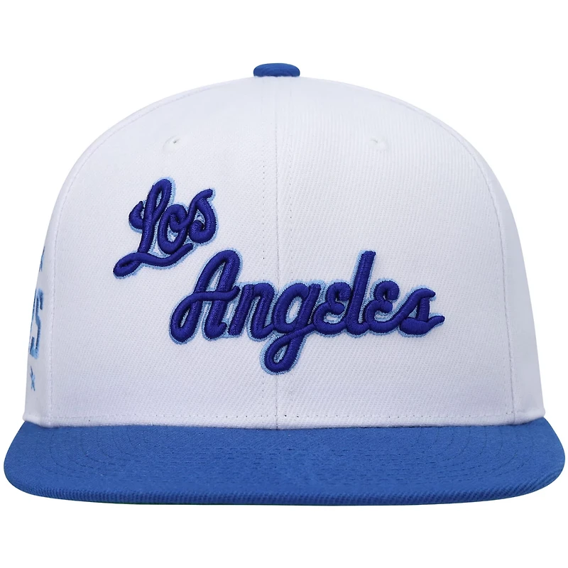 Mitchell  Ness Royal Los Angeles Lakers Hardwood Classics Snapback Hat