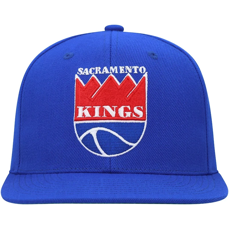 Mitchell Ness Sacramento Kings Hardwood Classics MVP Team Ground 20 Fitted Hat