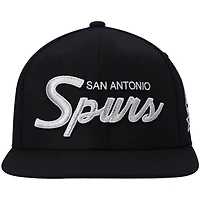Mitchell  Ness San Antonio Spurs Hardwood Classics Script 20 Snapback Hat