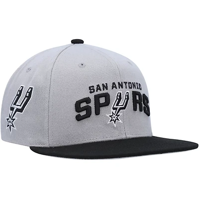 Mitchell  Ness San Antonio Spurs Side Core 20 Snapback Hat