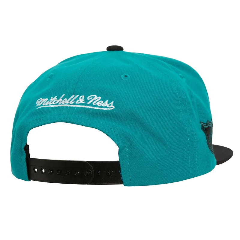 Mitchell Ness San Jose Sharks Soul Triple Up Snapback Hat