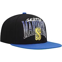 Mitchell  Ness Seattle Mariners Rise Up Snapback Hat