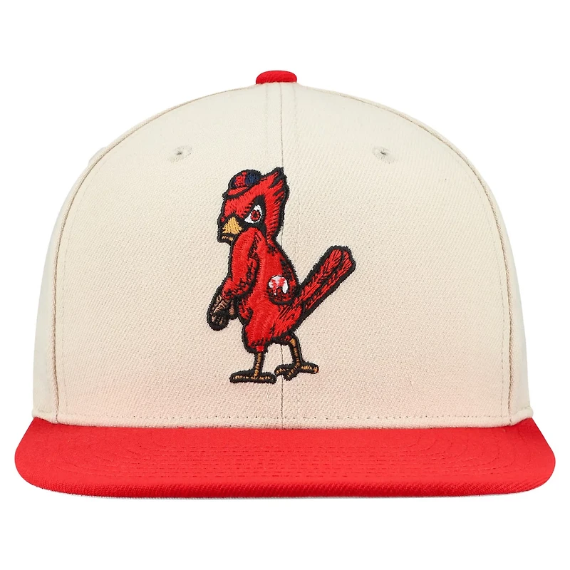 Mitchell  Ness St Louis Cardinals Cooperstown Collection Basic Flip Snapback Hat