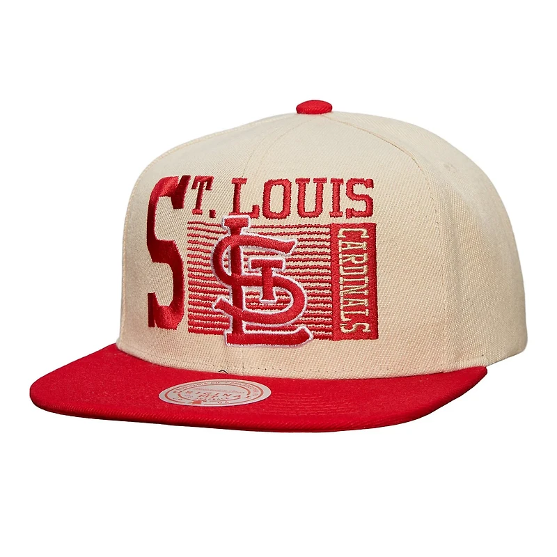 Mitchell  Ness St Louis Cardinals Cooperstown Collection Speed Zone Snapback Hat