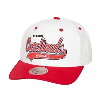 Mitchell  Ness St Louis Cardinals Cooperstown Collection Tail Sweep Pro Snapback Hat