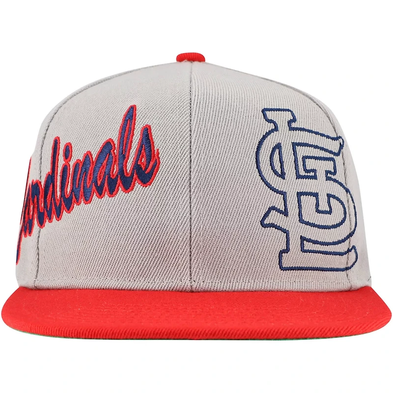 Mitchell Ness St Louis Cardinals Knock Out Panel Snapback Hat