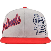 Mitchell  Ness St Louis Cardinals Knock Out Panel Snapback Hat
