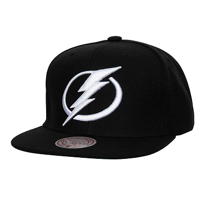 Mitchell  Ness Tampa Bay Lightning Core Top Spot Snapback Hat