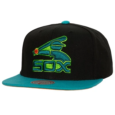 Mitchell  Ness Teal Chicago White Sox Citrus Cooler Snapback Hat