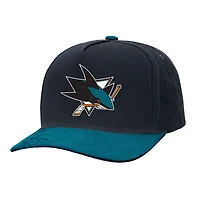Mitchell  Ness Teal San Jose Sharks May Flowers Pro Crown Adjustable Hat