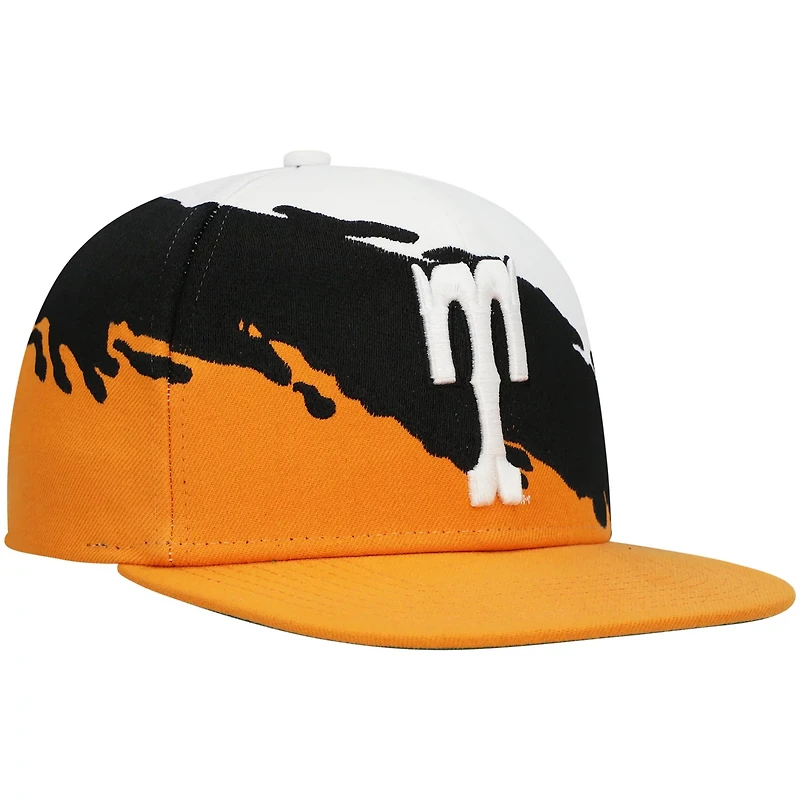 Mitchell Ness Tennessee /White Tennessee Volunteers Paintbrush Snapback Hat