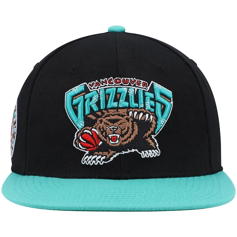 Mitchell  Ness Turquoise Vancouver Grizzlies Hardwood Classics Snapback Hat