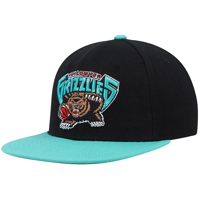 Mitchell  Ness Turquoise Vancouver Grizzlies Hardwood Classics Snapback Hat