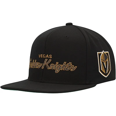 Mitchell  Ness Vegas Golden Knights Core Team Script 20 Snapback Hat