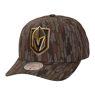 Mitchell Ness Vegas Golden Knights Hidden Pro Crown Adjustable Hat