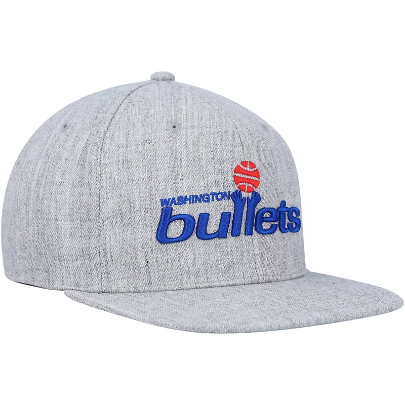 Mitchell  Ness Washington Bullets Hardwood Classics 20 Snapback Hat