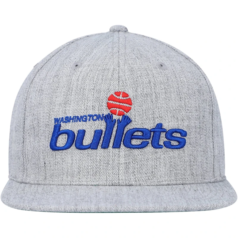 Mitchell  Ness Washington Bullets Hardwood Classics 20 Snapback Hat