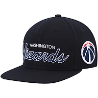 Mitchell  Ness Washington Wizards Hardwood Classics Script 20 Snapback Hat