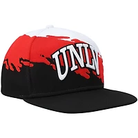 Mitchell  Ness White UNLV Rebels Paintbrush Snapback Hat