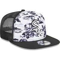 New Era /Black Chicago Sox Vacay 20 A-Frame Trucker 9FIFTY Snapback Hat