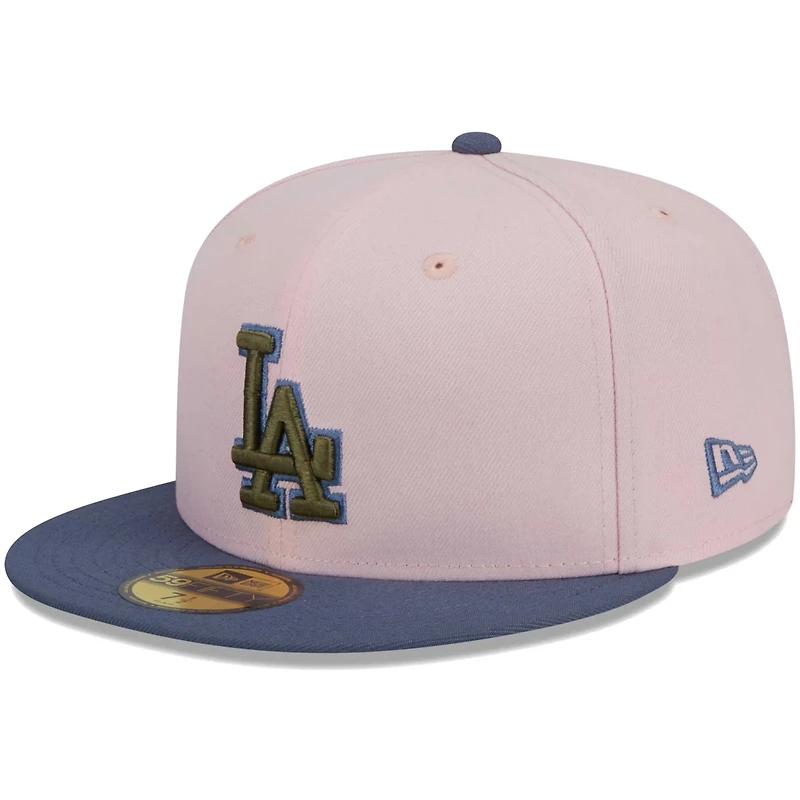 New Era /Blue Los Angeles Dodgers Olive Undervisor 59FIFTY Fitted Hat