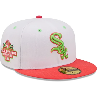 New Era /Coral Chicago Sox 2003 MLB All-Star Game Strawberry Lolli 59FIFTY Fitted Hat