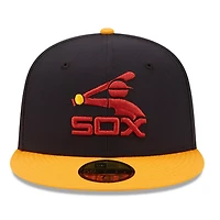 New Era /Gold Chicago White Sox Primary Logo 59FIFTY Fitted Hat