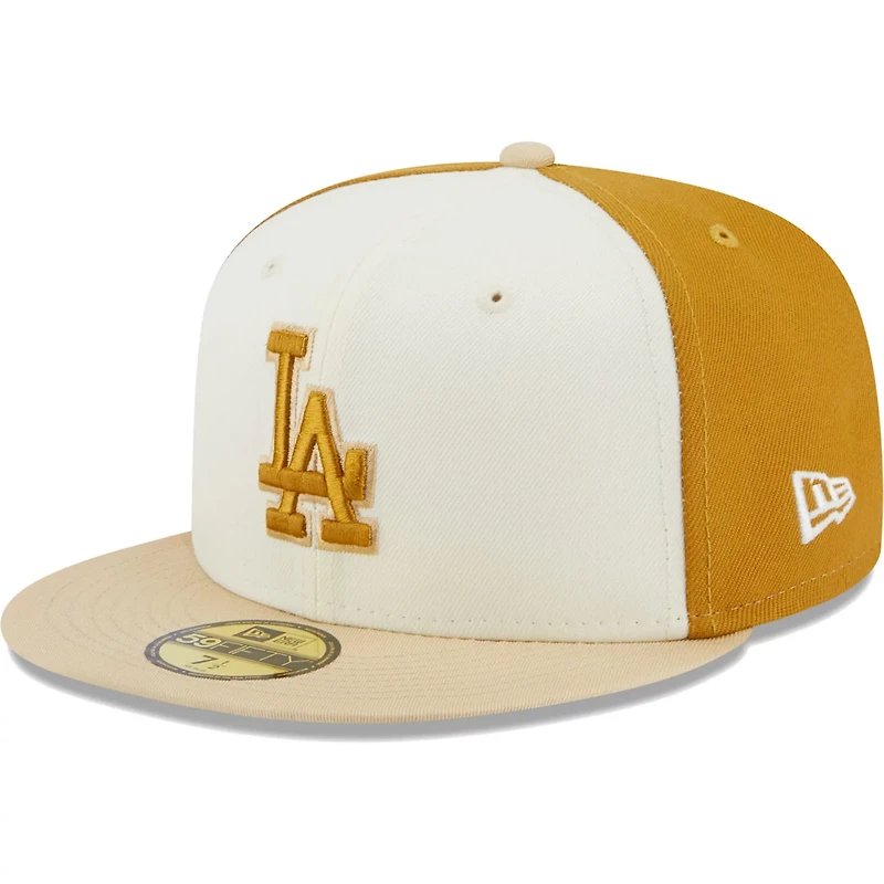 New Era /Gold Los Angeles Dodgers Chrome Anniversary 59FIFTY Fitted Hat