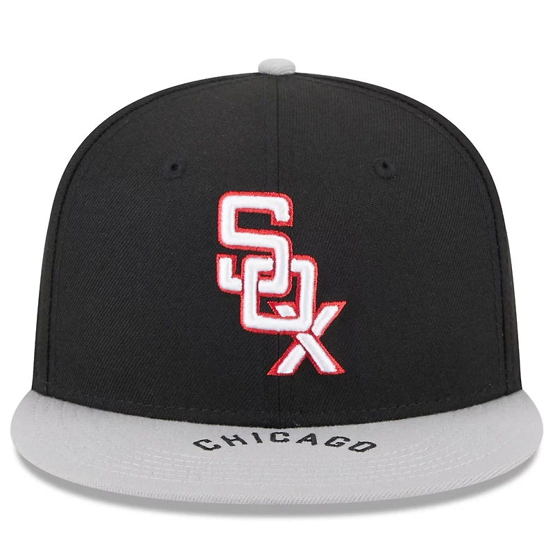 New Era /Gray Chicago White Sox On Deck 59FIFTY Fitted Hat