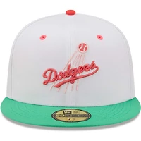 New Era /Green Los Angeles Dodgers 50th Anniversary in Los Angeles Watermelon Lolli 59FIFTY Fitted Hat