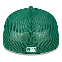 New Era /Green Oakland Athletics 2023 On-Field Batting Practice Low Profile 59FIFTY Fitted Hat
