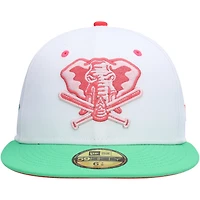 New Era /Green Oakland Athletics Alternate Logo Watermelon Lolli 59FIFTY Fitted Hat