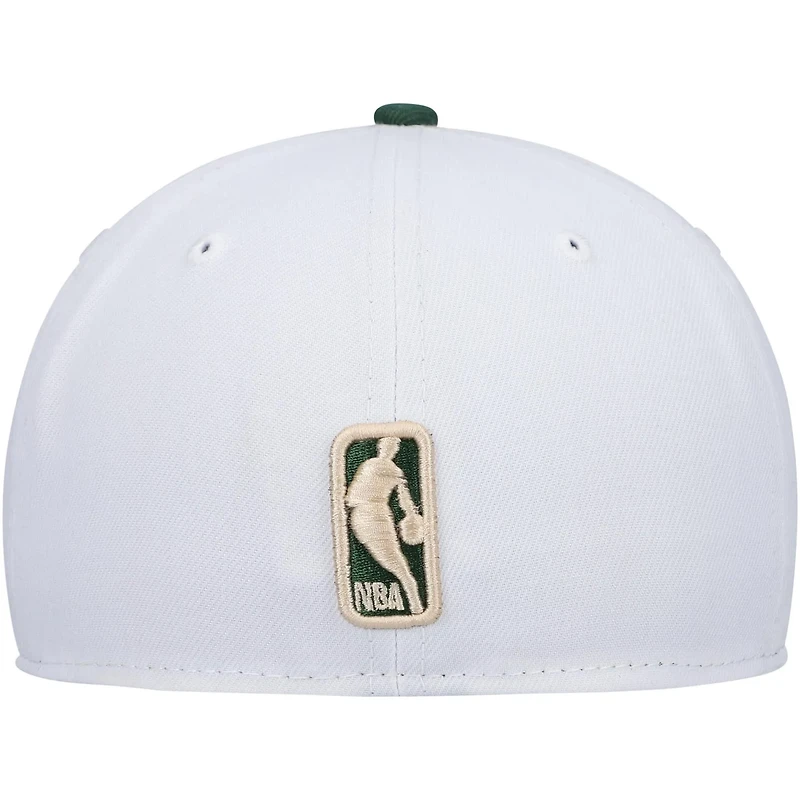 New Era /Hunter Green Milwaukee Bucks Arch Champs 59FIFTY Fitted Hat