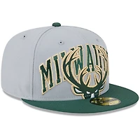 New Era /Hunter Milwaukee Bucks Tip-Off Two-Tone 59FIFTY Fitted Hat