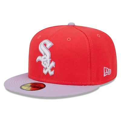 New Era /Lavender Chicago White Sox Spring Color Two-Tone 59FIFTY Fitted Hat