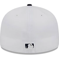 New Era /Navy Atlanta Braves Optic 59FIFTY Fitted Hat