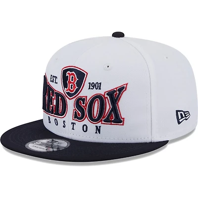 New Era /Navy Boston Red Sox Crest 9FIFTY Snapback Hat
